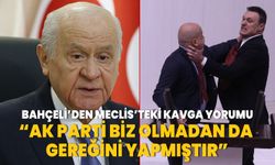 MHP Lideri Bahçeli’den Meclis’teki kavga yorumu: AK Parti biz olmadan da gereğini yapmış, eşkıyalığa müsaade etmemiştir