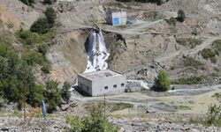 Amasya'da korkutan anlar! HES alanında heyelan gerçekleşti!