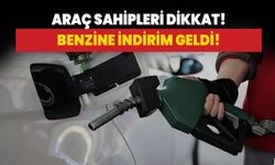 Benzine indirim geldi!