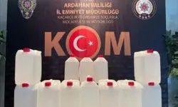 Kargo firmasında 20 litre etil alkol ele geçirildi