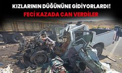 Kızlarının düğününe gidiyorlardı! Feci kazada can verdiler