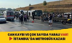 İstanbul'daki metrobüs kazasında 1 kişi hayatını kaybetti