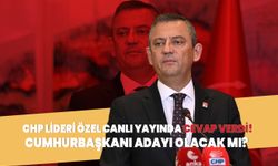 CHP Lideri Özel canlı yayında cevap verdi: Cumhurbaşkanı adayı değilim