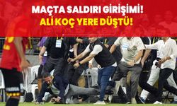 Maçta saldırı girişimi! Ali Koç yere düştü...