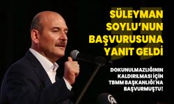 Dokunulmazlığının kaldırılmasını isteyen Süleyman Soylu'ya yanıt