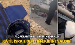 Katil İsrail'den TRT ekibine bombalı saldırı