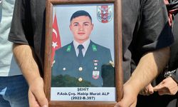 Şehit Piyade Astsubay Çavuş Habip Murat Alp dualarla toprağa verildi