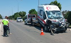 Gaziantep'te feci Kaza! Tankerle ambulans çarpıştı