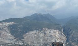 Hatay'da binlerce leyleğin göç uçuşunu vatandaşlar heyecanla izledi