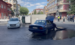 Kayseri'de zincirleme trafik kazasında yaralılar var