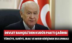 Devlet Bahçeli'den Kudüs Paktı açıklaması