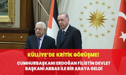 Cumhurbaşkanı Erdoğan ile Mahmud Abbas görüştü