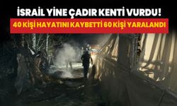 İsrail ordusu, çadırları vurdu: En az 40 kişi öldü!