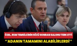 Özgür Özel, Rum temsilcinin sözü sonrası salonu terk etti: 'Adanın tamamını alabilirlerdi'