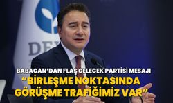 DEVA Partisi Lideri Ali Babacan: Gelecek Partisi ile birleşme noktasında görüşme trafiğimiz var