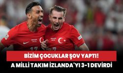 Bizim Çocuklar şov yaptı! A Milli Takım İzlanda'yı 3-1 devirdi