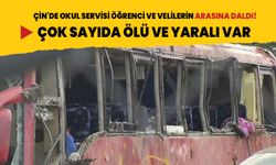 Çin'de okul servisi öğrenci ve velilerin arasına daldı: Çok sayıda ölü ve yaralı var