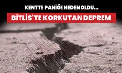 Bitlis'te 4.5 büyüklüğünde deprem!