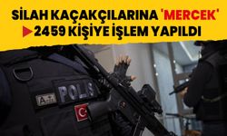 Silah kaçakçıları 'MERCEK' altında! 2459 kişiye işlem yapıldı