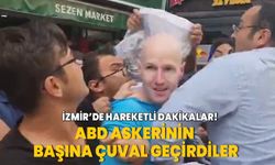 İzmir'de hareketli dakikalar! TGB üyeleri ABD askerinin başına çuval geçirdi