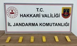 Jandarma ekipleri Hakkari'de 6 kilo külçe altına el koydu