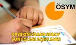 KPSS Ön Lisans sınav sonuçları açıklandı