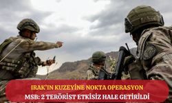 Irak'ın kuzeyine nokta operasyon; 2 PKK'lı terörist, etkisiz hale getirildi