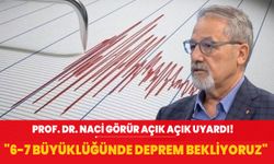 Prof. Dr. Naci Görür açık açık uyardı! "6-7 büyüklüğünde deprem bekliyoruz"