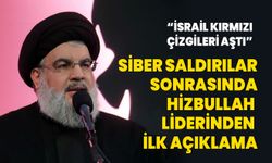 İsrail'in siber saldırılarının ardından Hizbullah liderinden ilk açıklama: İsrail kırmızı çizgileri aştı