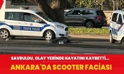 Ankara'da scooter faciası