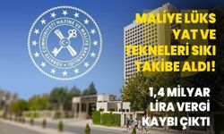 Maliye  lüks yat ve tekneleri sıkı takibe aldı! 1,4 milyar lira vergi kaybı çıktı