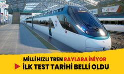 Milli Hızlı Tren raylara iniyor! İlk test tarihi belli oldu