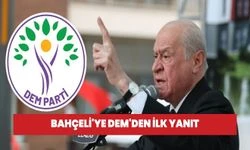 Bahçeli'nin Öcalan çağrısına DEM'den ilk yanıt geldi