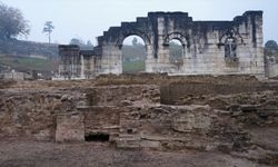 Konuralp'te kilise kalıntısı ve künklerden oluşan altyapıya rastlandı