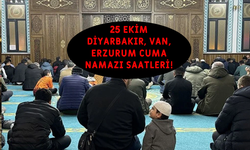 25 EKİM 2024 CUMA NAMAZI SAATLERİ! Diyarbakır, Van, Erzurum'da cuma namazı saat kaçta kılınacak?