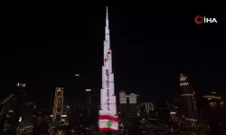 Dünyanın en yüksek binası Burj Khalifa’da Lübnan’a destek mesajı