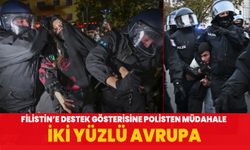 Alman ve Hollanda polisinin Filistin hazımsızlığı! Destek gösterisine sert müdahale ettiler