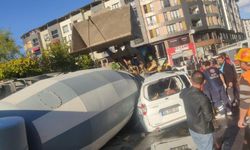 Bingöl’de beton mikseri aracın üzerine devrildi: 1 yaralı