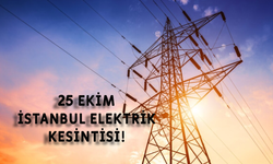 İstanbul'un 17 ilçesinde elektrikler gidecek! İstanbul elektrik kesintisi 25 Ekim!