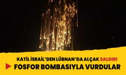 Katil İsrail, Lübnan'ı fosfor bombasıyla vuruyor