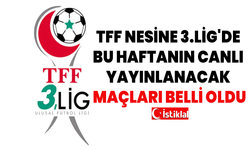 TFF Nesine 3. Lig maçlarının Youtube'dan yapılacak müsabakalarını açıkladı