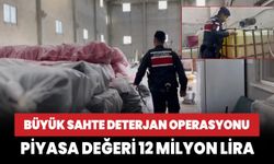 Tekirdağ'da büyük sahte deterjan operasyonu