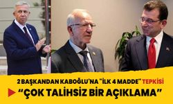 Mansur Yavaş ve Ekrem İmamoğlu'ndan İbrahim Kaboğlu'na "ilk 4 madde" tepkisi: Kötü bir başlangıç yaptı