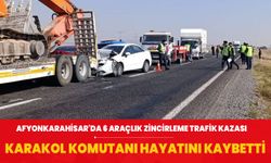 Karakol komutanı trafik kazasında hayatını kaybetti