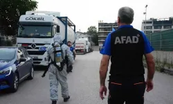 Kimyasal kokunun yoğunluğunu ekipler araştırdı