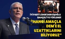 İYİ Parti Lideri Dervişoğlu Bahçeli'ye yüklendi: Hangi amaçla DEM'e el uzattıklarını biliyoruz