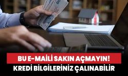 Gelir İdaresi Başkanlığı uyardı: Bu e-maili sakın açmayın, kredi bilgileriniz çalınabilir!