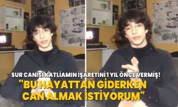 Sur canisi katliamın işaretini 1 yıl önce vermiş! "Bu hayattan giderken can almak istiyorum"