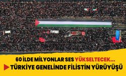 60 ilde milyonlar ses yükseltecek... Türkiye genelinde Filistin'e destek yürüyüşü