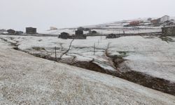 Trabzon'a mevsimin ilk karı düştü